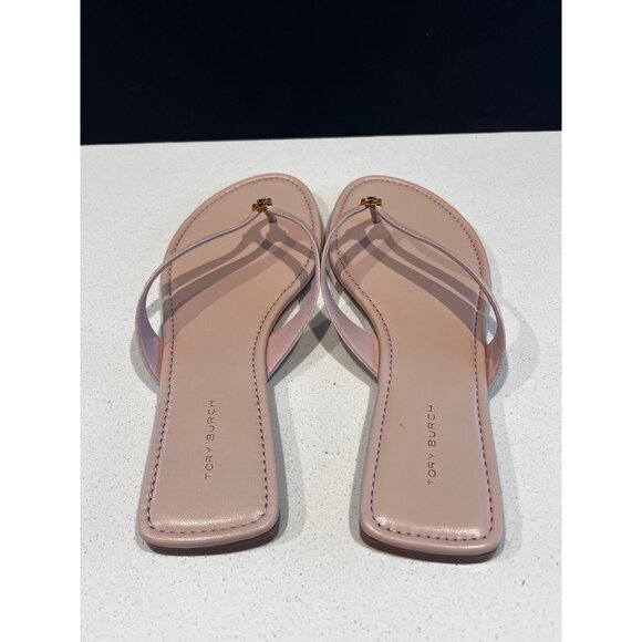 TORY BURCH Women's Capri Leather Flip Flop Sandals SIZE 8.5 NEW - Picture 5 of 7